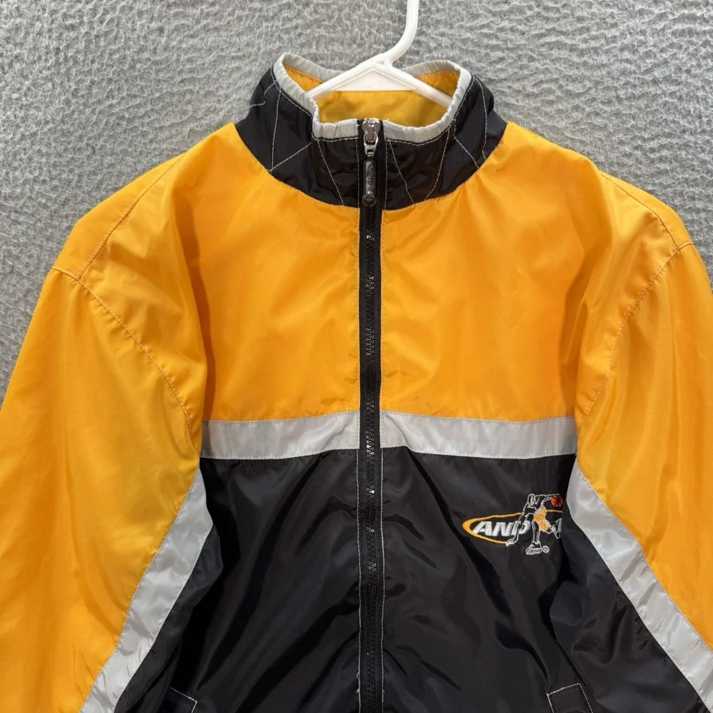 Vintage And1 Jacket Boys Large‎ 14-16 Multicolor Colorblock Windbreaker 90s Y2K